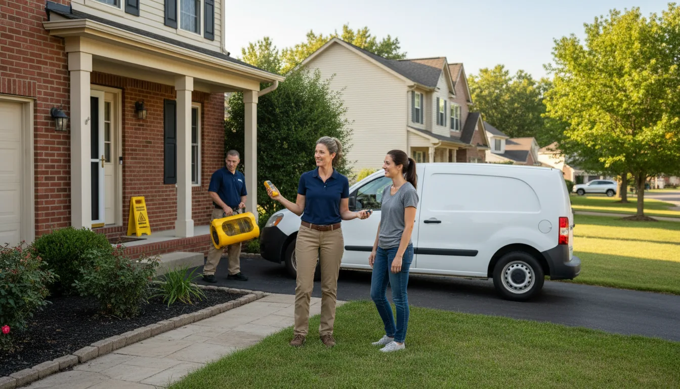 Water restoration image for Home Water Damage Repair in Albion, IN